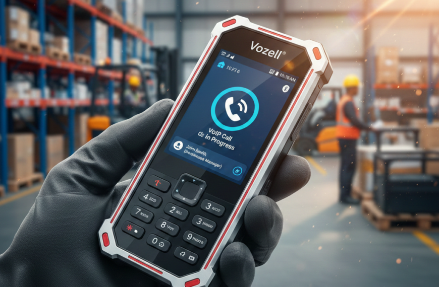 Vozell® Teléfono IP WiFi Portátil: Comunicación Inalámbrica de Alta Resistencia