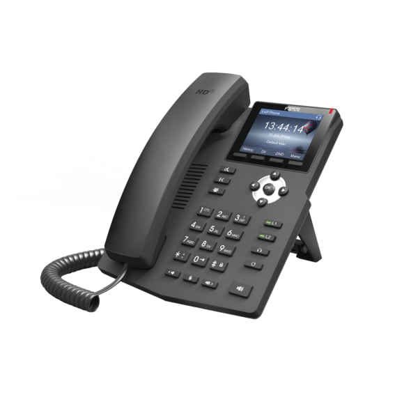 Teléfono IP empresarial X3S para 2 lineas SIP con pantalla LCD