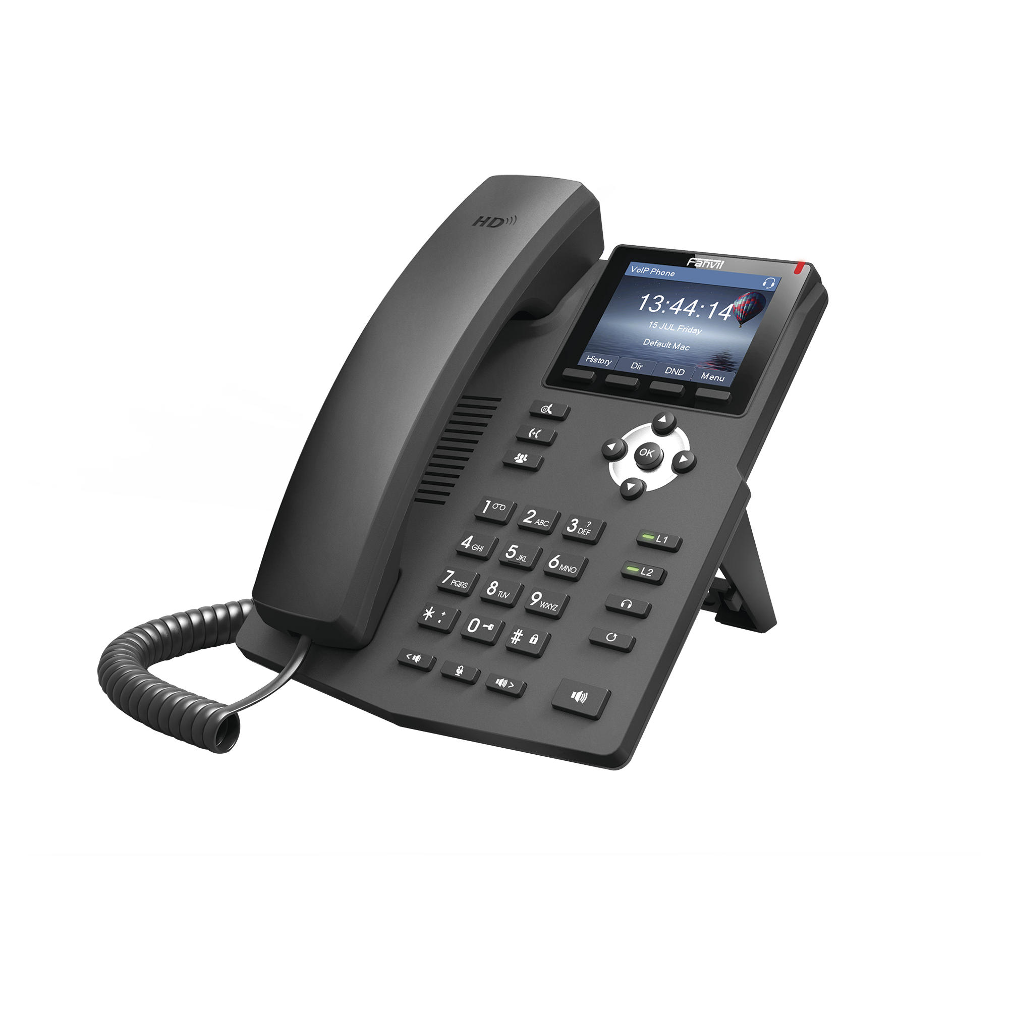 Teléfono IP empresarial X3S para 2 lineas SIP con pantalla LCD